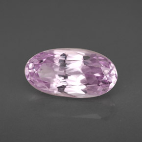 4.09 ct Pink Kunzite Stone, Natural Kunzite in Oval Facet Shape for Sale