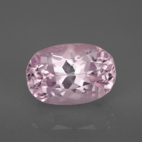 4.28 ct Pink Kunzite Gemstone, Kunzite Gem in Cushion-Cut Shape for Sale.