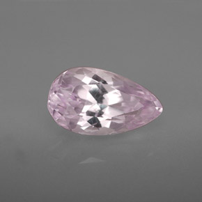 3.75 ct Pink Kunzite Stone, Natural Kunzite in Pear Facet Shape for Sale