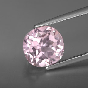 3.78 ct Pink Kunzite Gemstone, Kunzite Gem in Cushion-Cut Shape for Sale.