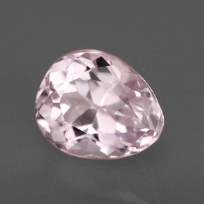2.00 ct Pink Kunzite Stone, Natural Kunzite in Pear Facet Shape for Sale