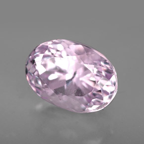 5.69 ct Pink Kunzite Stone, Natural Kunzite in Oval Facet Shape for Sale
