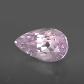 4.90 ct Pink Kunzite Stone, Natural Kunzite in Pear Facet Shape for Sale