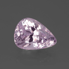 6.61 ct Pink Kunzite Gemstone, Kunzite Gem in Pear Facet Shape for Sale.