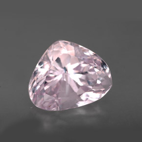 5.10 ct Pink Kunzite Gemstone, Kunzite Gem in Pear Facet Shape for Sale.