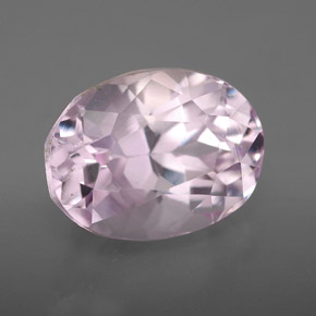 6.49 ct Pink Kunzite Stone, Natural Kunzite in Oval Facet Shape for Sale