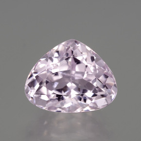 8.84 ct Pink Kunzite Gemstone, Kunzite Gem in Pear Facet Shape for Sale.
