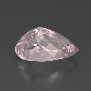 Kunzite Gemstone in 15 x 10 mm (calibrated) Size for Sale, Kunzite Stone in Light Pink Color