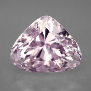 10.60 ct Pink Kunzite Gemstone, Kunzite Gem in Pear Facet Shape for Sale.