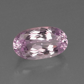 6.56 ct Pink Kunzite Stone, Natural Kunzite in Oval Facet Shape for Sale