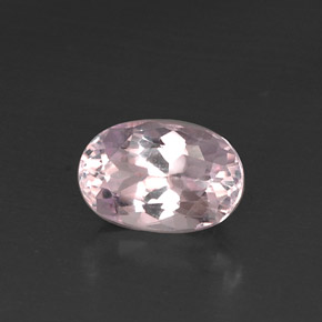 5.05 ct Pink Kunzite Stone, Natural Kunzite in Oval Facet Shape for Sale