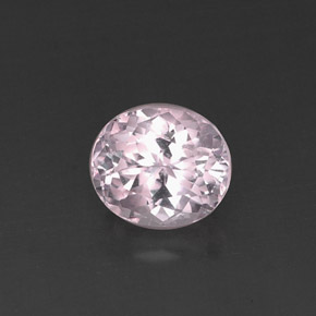 5.09 ct Pink Kunzite Stone, Natural Kunzite in Oval Facet Shape for Sale