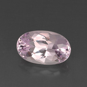 7.93 ct Pink Kunzite Stone, Natural Kunzite in Oval Facet Shape for Sale