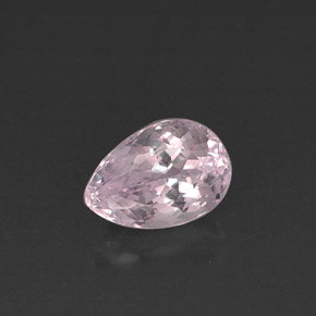 4.00 ct Pink Kunzite Gemstone, Kunzite Gem in Pear Facet Shape for Sale.