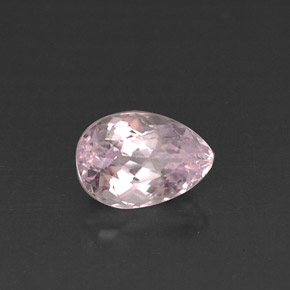 4.00 ct Pink Kunzite Stone, Natural Kunzite in Pear Facet Shape for Sale