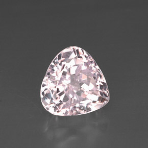 9.89 ct Pink Kunzite Stone, Natural Kunzite in Pear Facet Shape for Sale