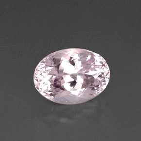9.00 ct Pink Kunzite Gemstone, Kunzite Gem in Oval Facet Shape for Sale.