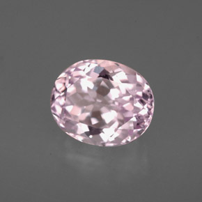 2.68 ct Pink Kunzite Stone, Natural Kunzite in Oval Facet Shape for Sale