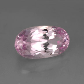 6.95 ct Pink Kunzite Stone, Natural Kunzite in Oval Facet Shape for Sale