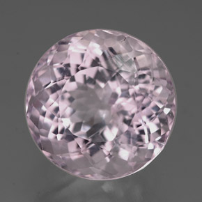 7.90 ct Pink Kunzite Stone, Natural Kunzite in Round Facet Shape for Sale