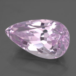 7.83 ct Pink Kunzite Stone, Natural Kunzite in Pear Facet Shape for Sale