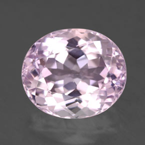 7.93 ct Pink Kunzite Gemstone, Kunzite Gem in Oval Facet Shape for Sale.