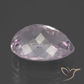 Kunzite Gemstone in 14.2 x 10.4 mm Size for Sale, Kunzite Stone in Light Cherry Pink Color