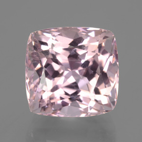 10.26 ct Pink Kunzite Gemstone, Kunzite Gem in Cushion-Cut Shape for Sale.