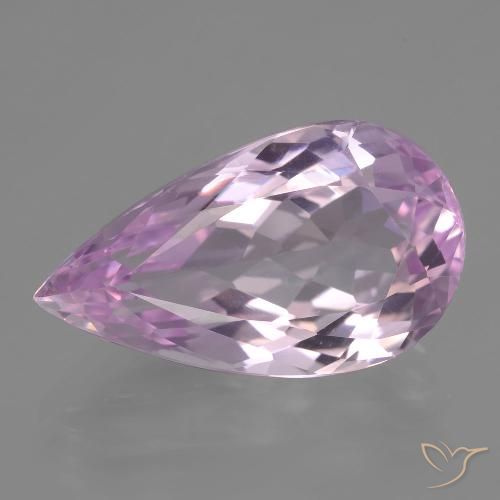 12 ct Pink Kunzite, 20.1 x 11.6 mm Pear Cut From Afghanistan, Photo A