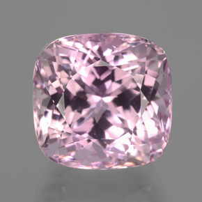 16.00 ct Pink Kunzite Gemstone, Kunzite Gem in Cushion-Cut Shape for Sale.