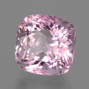 16.00 ct Pink Kunzite Stone, Natural Kunzite in Cushion-Cut Shape for Sale