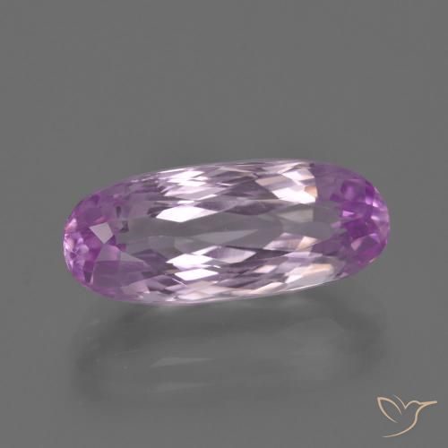 Kunzite 17,7 x 7,4mm viola Ovale sfaccettato dall'Afghanistan, peso di 7,04 ct, gemma naturale non trattati in purezza VVS, 1 pezzo Kunzite - Colore: Viola molto chiaro, durezza Mohs di 7 adatto per gioielli da indossare ogni giorno, Photo A