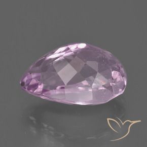 Kunzite Gemstone in 15 x 10 mm (calibrated) Size for Sale, Kunzite Stone in Medium-Light Purple Color