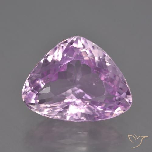 11.09 ct Purple Kunzite, 16.7 x 13 mm Trillion Cut From Afghanistan, Photo A