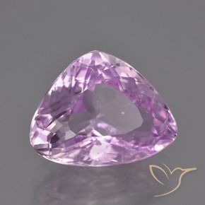 11.09 ct Purple Kunzite Stone, Natural Kunzite in Trillion Facet Shape for Sale