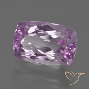 9.96 ct Purple Kunzite Stone, Natural Kunzite in Cushion-Cut Shape for Sale