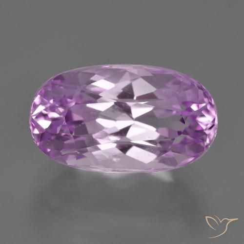 16,1 x 9,3mm Kunzite viola Ovale sfaccettato dall'Afghanistan, peso di 9,25 ct, pietra preziosa naturale non trattati in purezza VS, Kunzite 1pz - il colore è Viola medio, durezza Mohs di 7 adatto per gioielli da indossare ogni giorno, Photo A