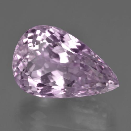 Royal Purple Pink Кунцит Камень - 21.8ct Фасетная Груша (ID: 410164)