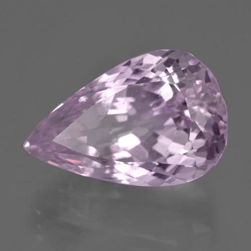 21.75 ct Pink Kunzite Stone, Natural Kunzite in Pear Facet Shape for Sale