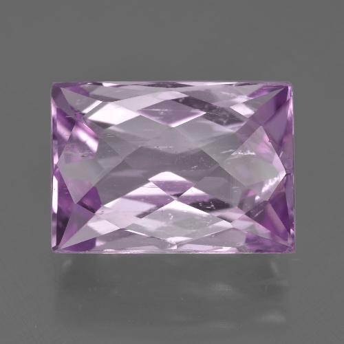 Medium Purple Kunzit Edelstein - 11.1ct Baguette Schachbrett (ID: 410166)