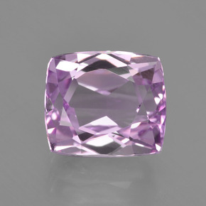 3.59 ct Pink Kunzite Gemstone, Kunzite Gem in Cushion-Cut Shape for Sale.