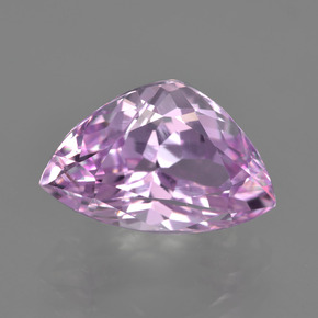 Violeta rosado Kunzita Gema - 8.1ct Forma trillón (ID: 410587)