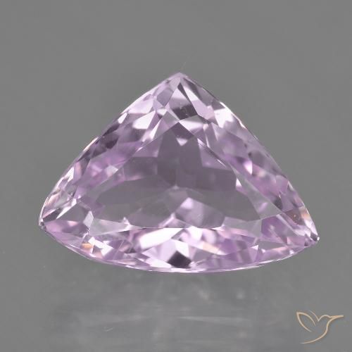 8,2 ct trillionenschliff violetter Kunzit aus Afghanistan, Größe 15,9 x 11,4mm, natürlicher Edelstein, VS Reinheit, 1 Stück trillionenschliff Kunzit, Mohs-Härte von 7 Geeignet für den täglichen Gebrauch im Schmuck , Photo A