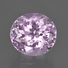 Royal Purple Pink Kunzite Gem - 8.7ct Oval Facet (ID: 410590)