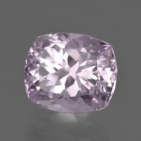 9.02 ct Pink Kunzite Stone, Natural Kunzite in Cushion-Cut Shape for Sale