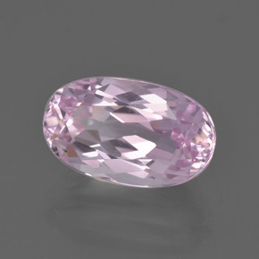 4.58 ct Pink Kunzite Stone, Natural Kunzite in Oval Facet Shape for Sale