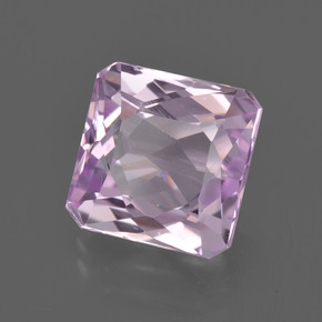 5.45 ct Pink Kunzite Stone, Natural Kunzite in Octagon / Scissor Cut Shape for Sale