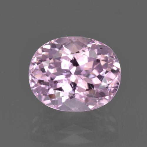 Royal Purple Pink Kunzite Gem - 7.4ct Oval Facet (ID: 413779)