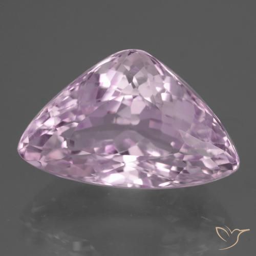 14.85 ct Pink Kunzite, 19.4 x 12.4 mm Trillion Cut From Afghanistan, Photo A