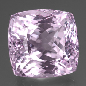 48.41 ct Pink Kunzite Stone, Natural Kunzite in Cushion-Cut Shape for Sale